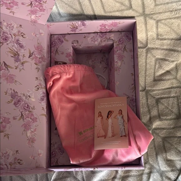 40 oz Stanley Love Shack Fancy Lavender Tumbler with Handle - Picture 8 of 9